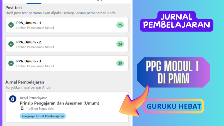 Contoh Jurnal Modul 3 PPG yang Mudah Dipahami dan Menarik