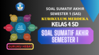 Soal SAS Semester 1 Kelas 4