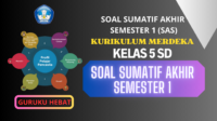 Soal SAS Semester 1 Kelas 5