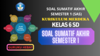 Soal SAS Semester 1 Kelas 6