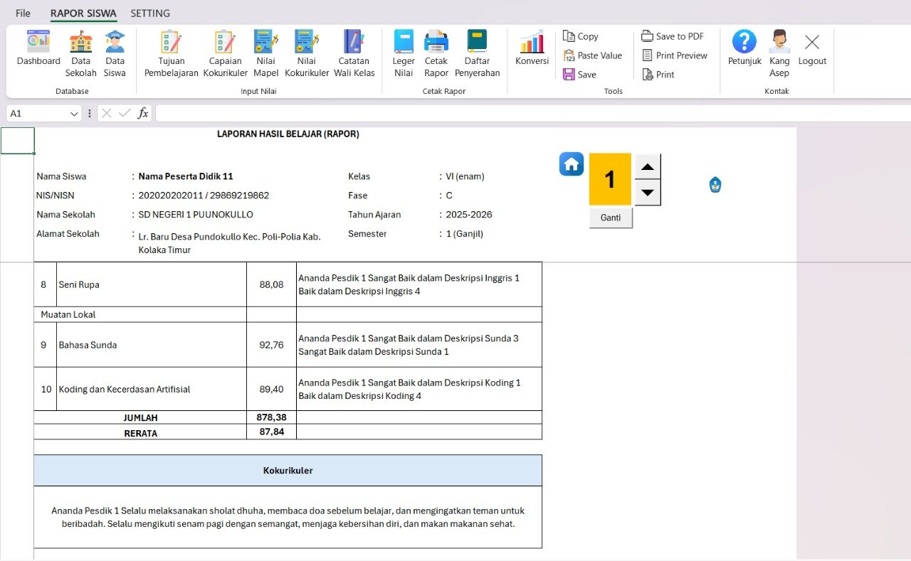 Aplikasi Rapor Deep Learning